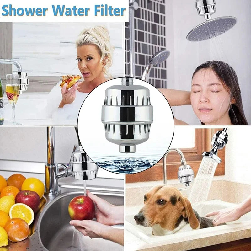 Flovella™ Spa-Grade Shower Filter