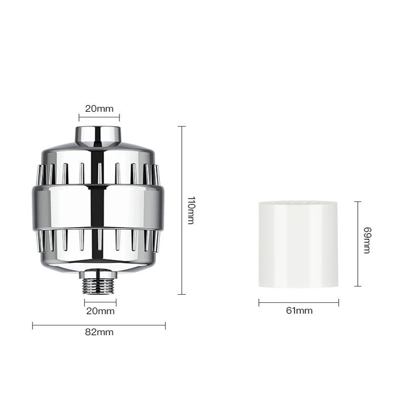 Flovella™ Spa-Grade Shower Filter