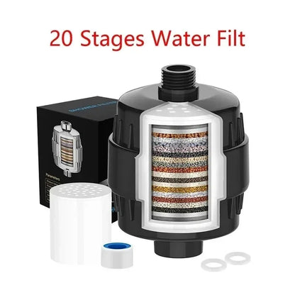 Flovella™ Spa-Grade Shower Filter