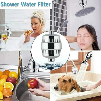 Flovella™ Spa-Grade Shower Filter